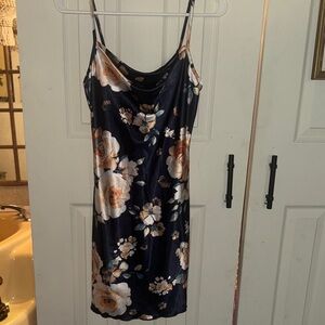 Bebe Floral Dress with Spaghetti Straps